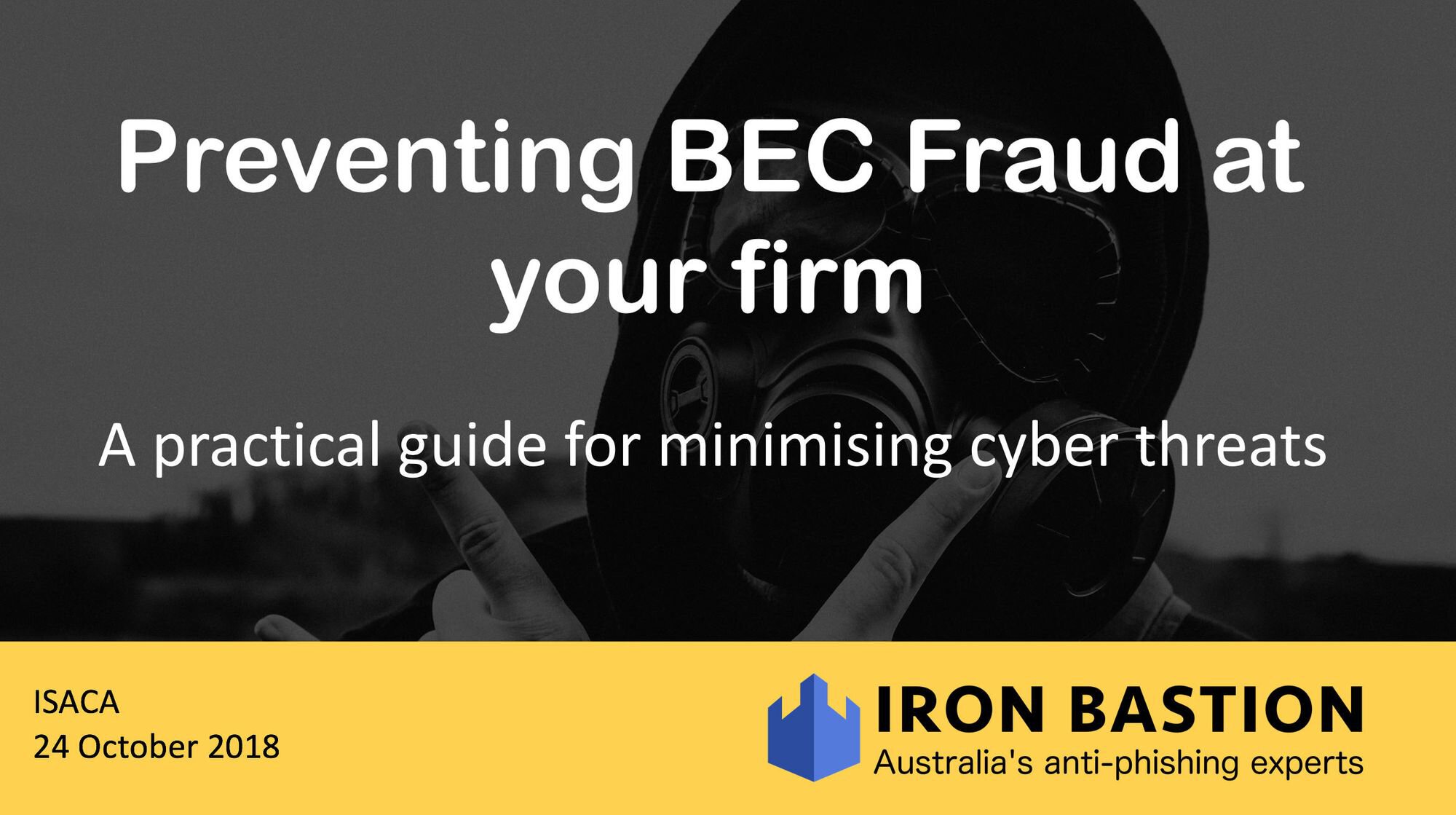 Preventing BEC Fraud at your firm